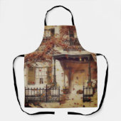 Magical Autumn House Apron Schort (Voorkant)