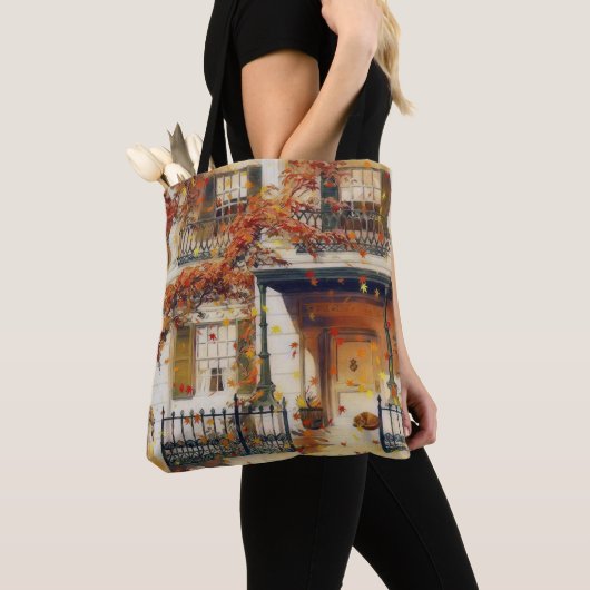 Magical Autumn House Tote Bag (Dichtbij)