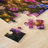 Magical Baby Deer Wizard Jigsaw Puzzle Legpuzzel (Zijkant)