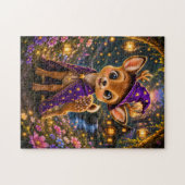 Magical Baby Deer Wizard Jigsaw Puzzle Legpuzzel (Horizontaal)
