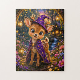 Magical Baby Deer Wizard Jigsaw Puzzle Legpuzzel