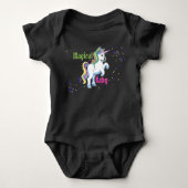 Magical Baby Unicorn One-Piecks Baby Bodysuit (Voorkant)