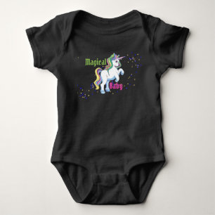 Magical Baby Unicorn One-Piecks Baby Bodysuit