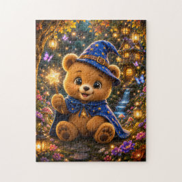 Magical Bear Wizard Jigsaw Puzzle Legpuzzel