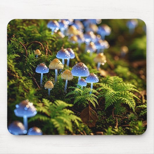 Magical Bioluminescent Fungi - Deep Forest Muismat (Voorkant)