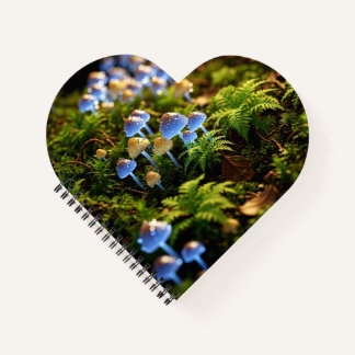 Magical Bioluminescent Fungi - Deep Forest Notitieboek