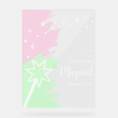 Magical Birthday Acryl Bord (Voorkant)