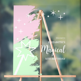 Magical Birthday Acryl Bord