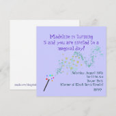 Magical Birthday Invitation Kaart (Voorkant / Achterkant)