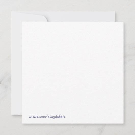 Magical Birthday Invitation Kaart (Achterkant)