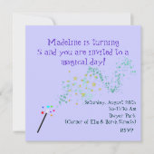 Magical Birthday Invitation Kaart (Voorkant)