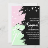 Magical Birthday Kaart (Voorkant)