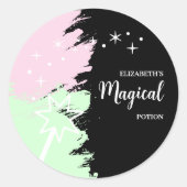 Magical Birthday Magic Potion Ronde Sticker (Voorkant)