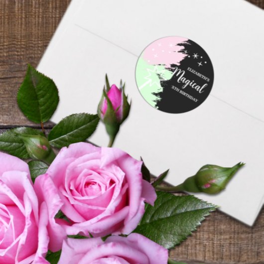 Magical Birthday Ronde Sticker