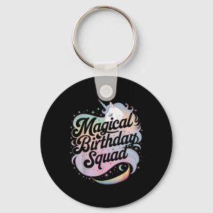 Magical Birthday Squad Eenhoorn Party Fun Sleutelhanger