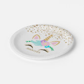 Magical Birthday Unicorn Papieren Bordje (Gekanteld)