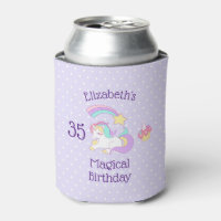 Magical Birthday Unicorn Shooting Star & Cupcake