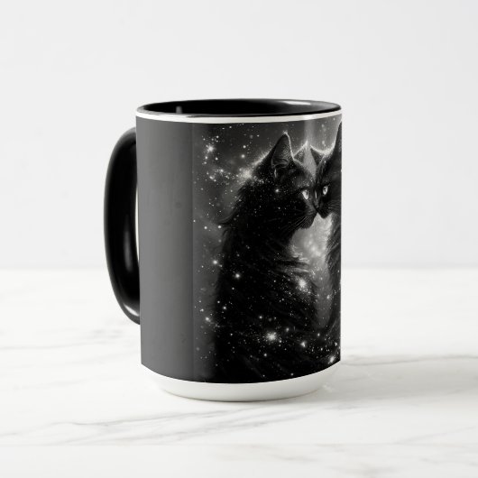 Magical Black Cats Mok (Voorkant links)