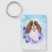 Magical Blenheim Cavalier King Charles Spaniel Sleutelhanger (Voorkant)