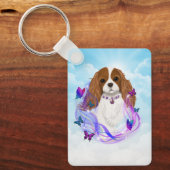 Magical Blenheim Cavalier King Charles Spaniel Sleutelhanger (Voorkant)