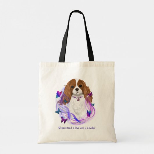 Magical Blenheim Cavalier King Charles Spaniel Tote Bag (Achterkant)