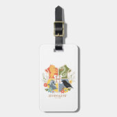 Magical Blooms HOGWARTS™ Crest Bagagelabel (Voorkant verticaal)
