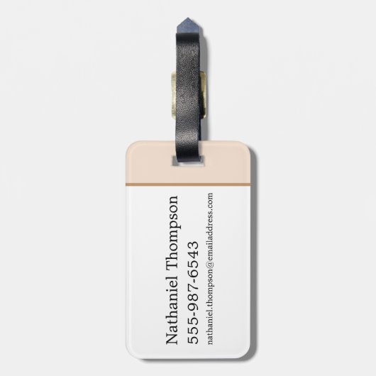 Magical Blooms HOGWARTS™ Crest Bagagelabel (Achterkant verticaal)