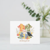 Magical Blooms HOGWARTS™ Crest Briefkaart (Staand voorkant)