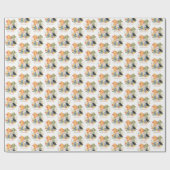 Magical Blooms HOGWARTS™ Crest Cadeaupapier (Vlak)