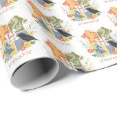 Magical Blooms HOGWARTS™ Crest Cadeaupapier (Rol Hoek)