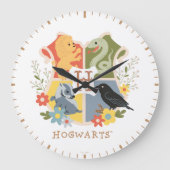 Magical Blooms HOGWARTS™ Crest Grote Klok (Voorkant)