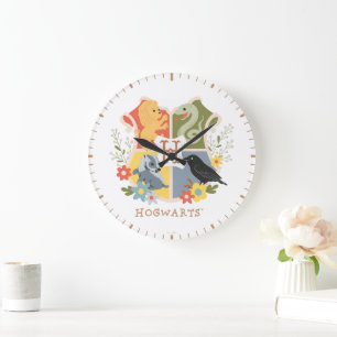 Magical Blooms HOGWARTS™ Crest Grote Klok
