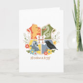 Magical Blooms HOGWARTS™ Crest Kaart (Voorkant)
