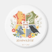 Magical Blooms HOGWARTS™ Crest Magneet (Voorkant)