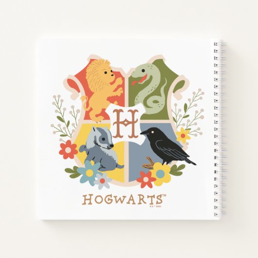 Magical Blooms HOGWARTS™ Crest Notitieboek (Achterkant)