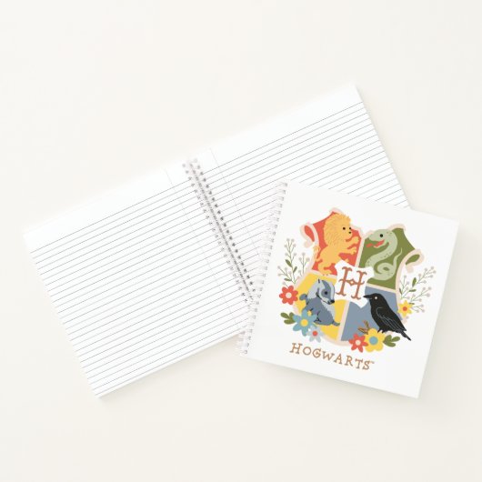 Magical Blooms HOGWARTS™ Crest Notitieboek (Binnen)