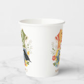 Magical Blooms HOGWARTS™ Crest Papieren Bekers (Links)