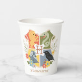 Magical Blooms HOGWARTS™ Crest Papieren Bekers (Voorkant)