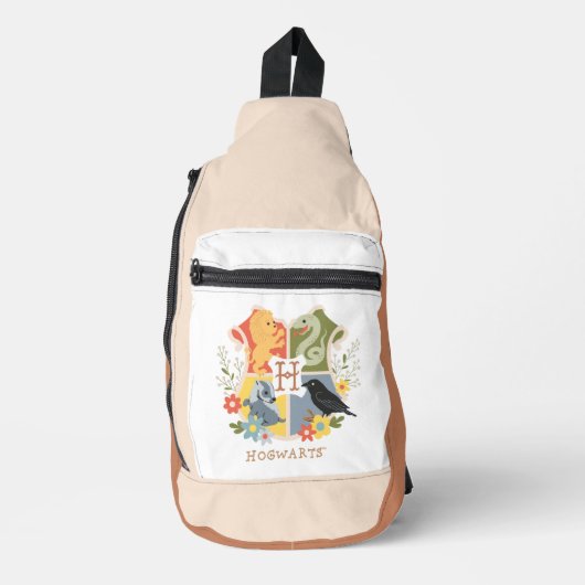 Magical Blooms HOGWARTS™ Crest Sling Bag (Voorkant)