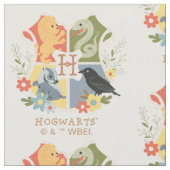 Magical Blooms HOGWARTS™ Crest Stof (Close Up)
