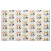 Magical Blooms HOGWARTS™ Crest Stof (Fat Quarter)