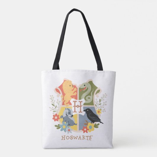 Magical Blooms HOGWARTS™ Crest Tote Bag (Achterkant)