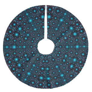 Magical Blue Glow Mandala Kerstboom Rok