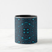 Magical Blue Glow Mandala Mok (Midden)