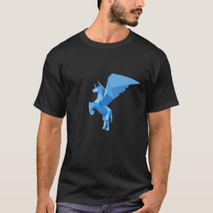 Magical Blue Unicorn voor een glimlach T-shirt