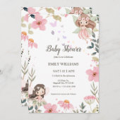 Magical Boho Fairy Baby Shower Invitatio Kaart (Voorkant / Achterkant)