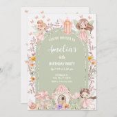 Magical Boho Fairy Garden Wildflower Kaart (Voorkant / Achterkant)