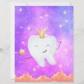 Magical Boys Tooth Fairy Keepsake Letter- Custom (Achterkant)