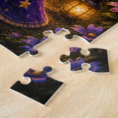 Magical Bunny Wizard Jigsaw Puzzle Legpuzzel (Zijkant)