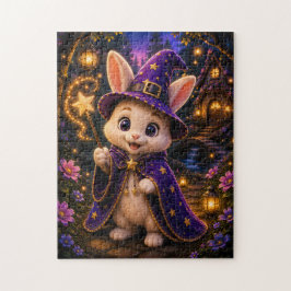 Magical Bunny Wizard Jigsaw Puzzle Legpuzzel